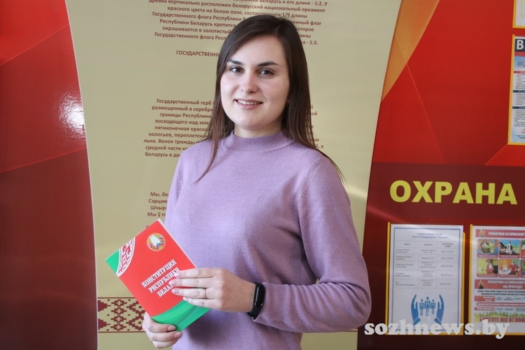 Ровесник Конституции Дарья Кравцова: «Счастлива, что родилась в Беларуси»
