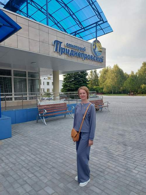 Учитель Терюхской СШ Алеся Горленко.