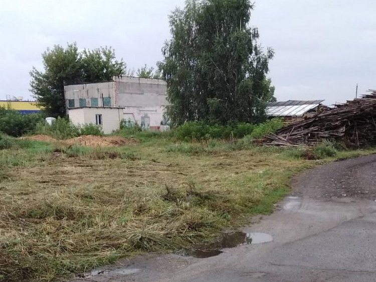 Территория из прошлого материала. 