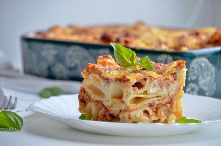 Лазанья из макарон